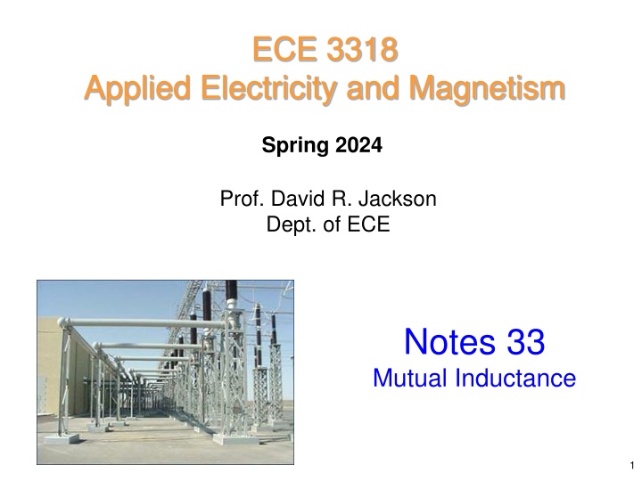 Mutual Inductance in Electric Circuits
