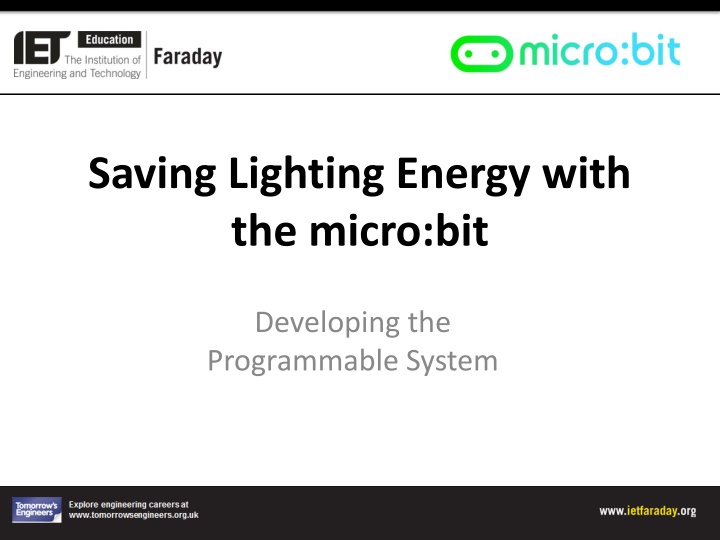 Developing an Automatic Lighting System with micro:bit