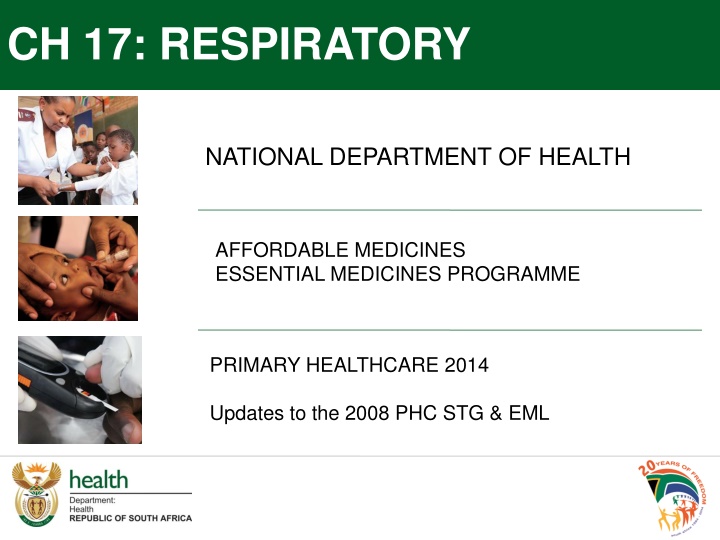 Update on Respiratory Guidelines in Primary Healthcare, 2014
