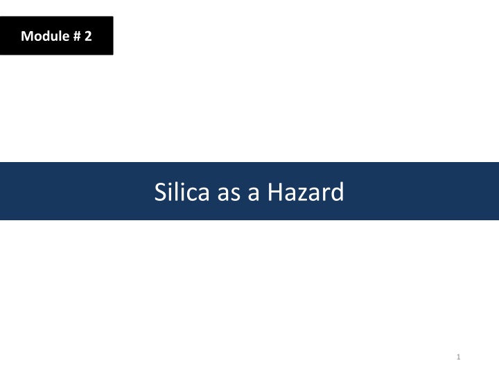 Silica Hazards in Construction Materials