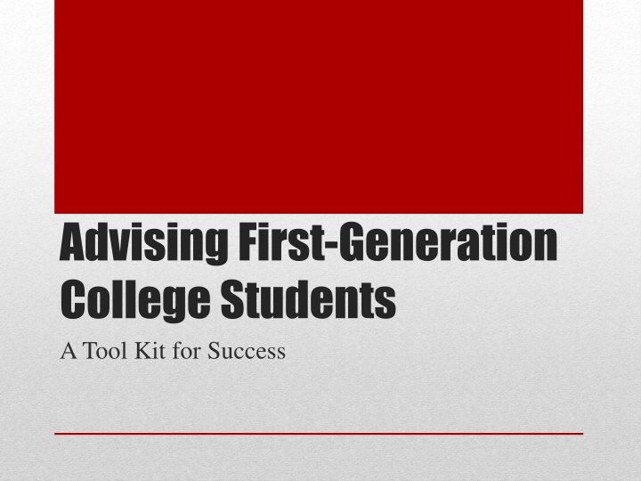 Supporting First-Generation College Students: A Comprehensive Guide