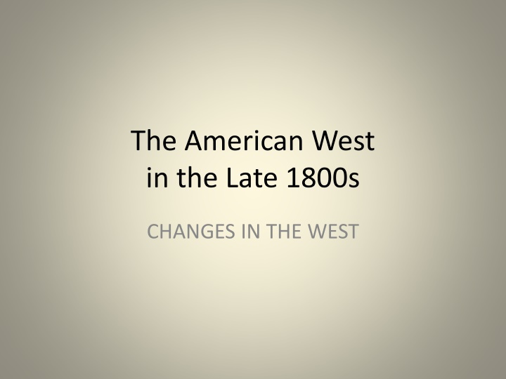 Challenges Faced by Native Americans in the American West during the Late 1800s