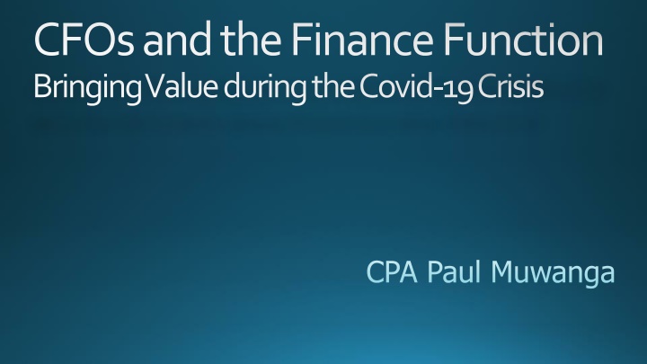 Navigating Challenges: CFOs Bringing Value in the Covid-19 Era