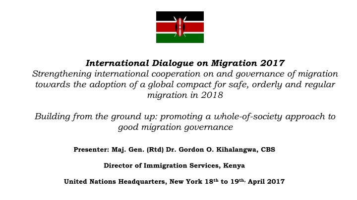 Migration: Challenges and Perspectives