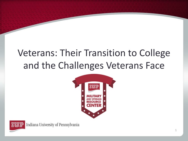 Challenges Faced by Veterans in Transitioning to College