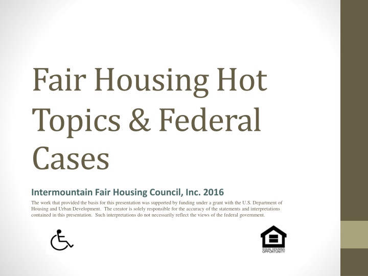 Fair Housing Issues in Idaho: Critical Challenges and Solutions