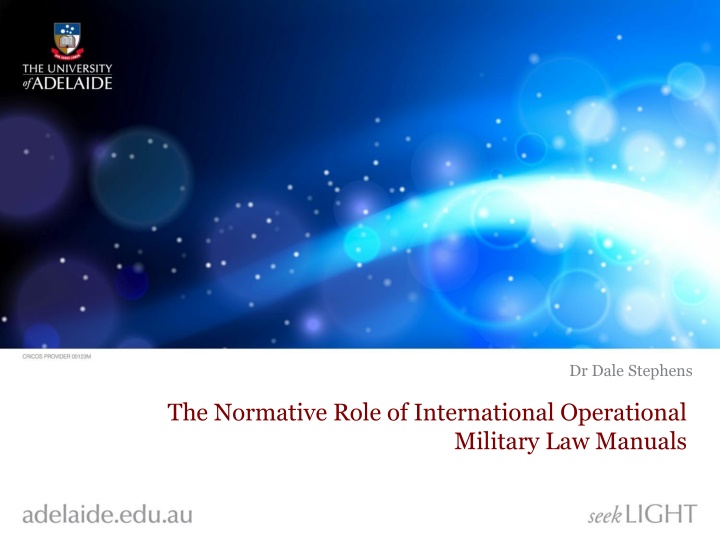 Evolution and Impact of International Operational Military Law Manuals