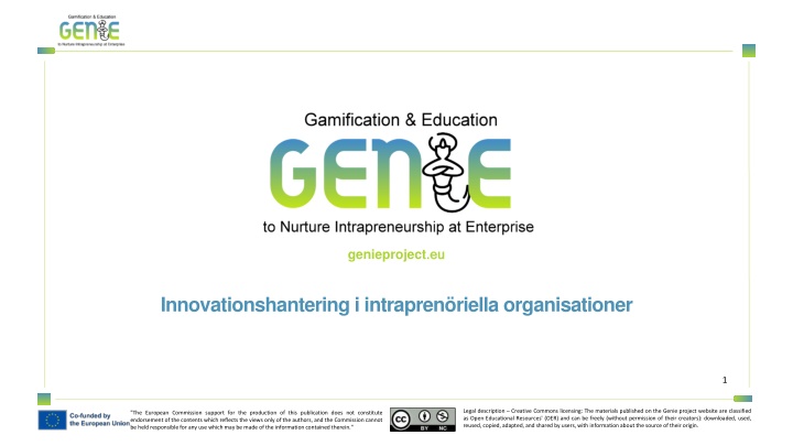 Innovation Management in Organizations