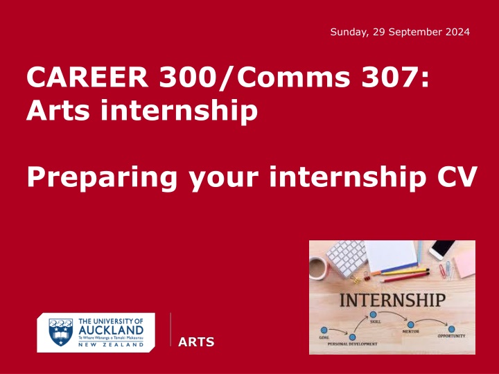 Preparing for Your Arts Internship: Crafting a Targeted CV