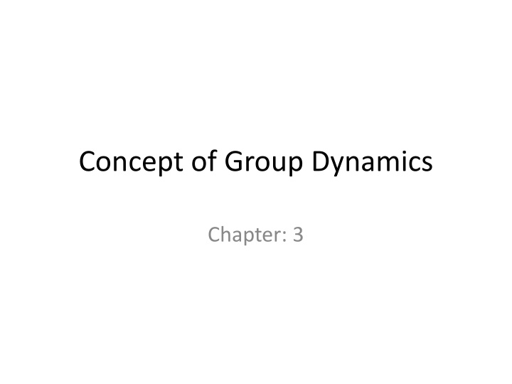 Group Dynamics in Social Psychology