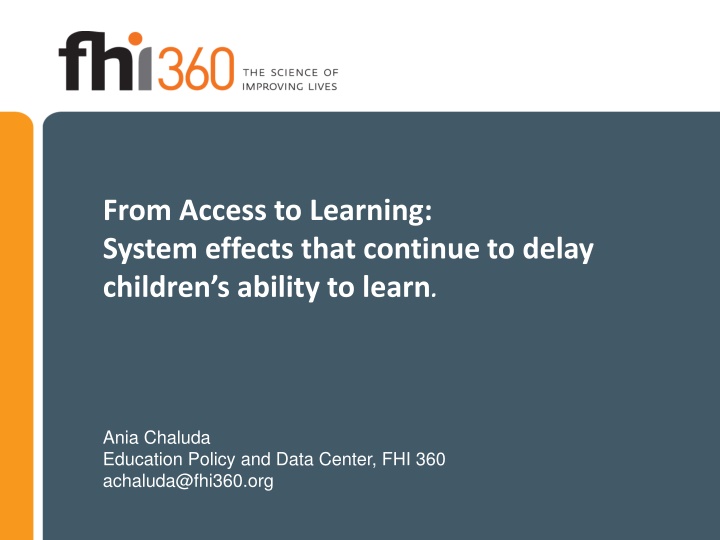 Challenges in Education Systems of Developing Countries