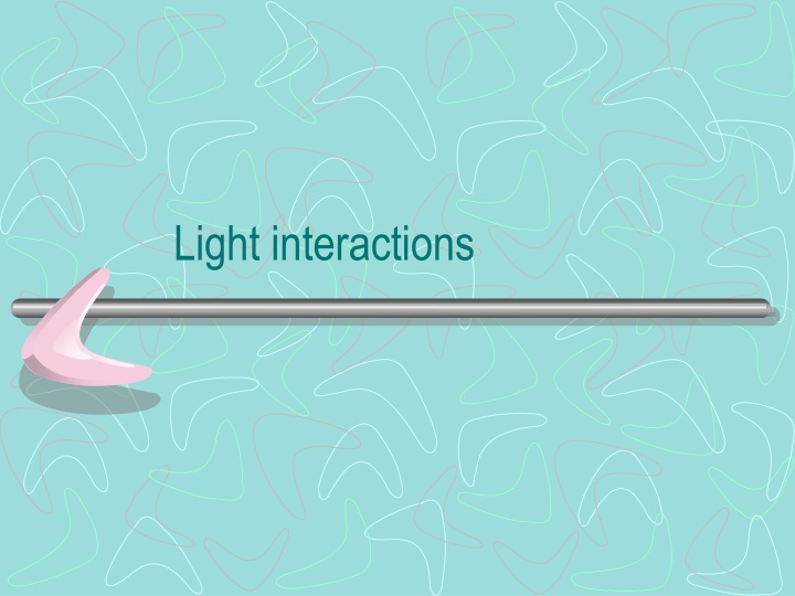 Light Interactions: Reflection, Absorption, and Fluorescence