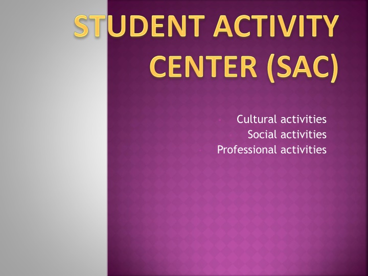 Student Activity Center at AU College of Pharmacy: Fostering Talent and Engagement