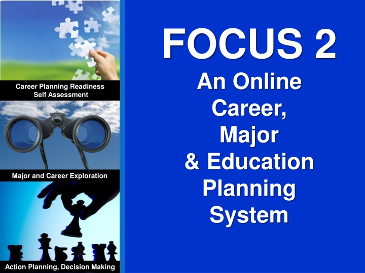 Career Planning: FOCUS-2 Online System for Major & Education Planning
