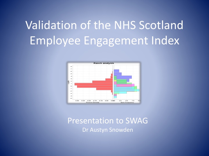 Validation of NHS Scotland Employee Engagement Index Presentation