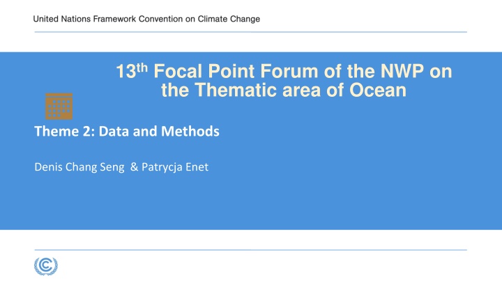 Addressing Knowledge Gaps and Needs in Ocean Data and Methods for Climate Change Adaptation