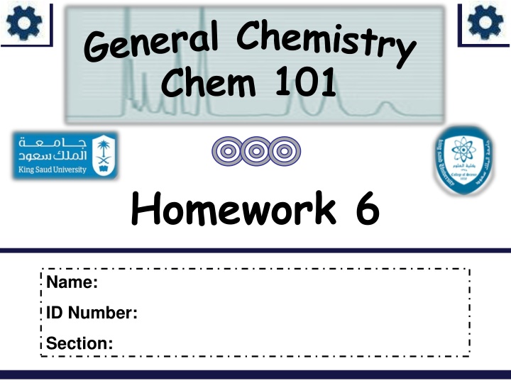 General Chemistry Homework Questions