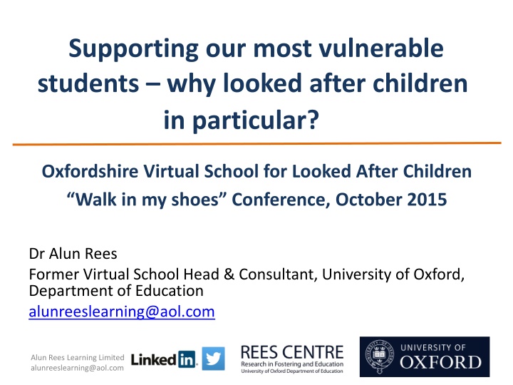 Supporting Vulnerable Students: Insights from Looked After Children