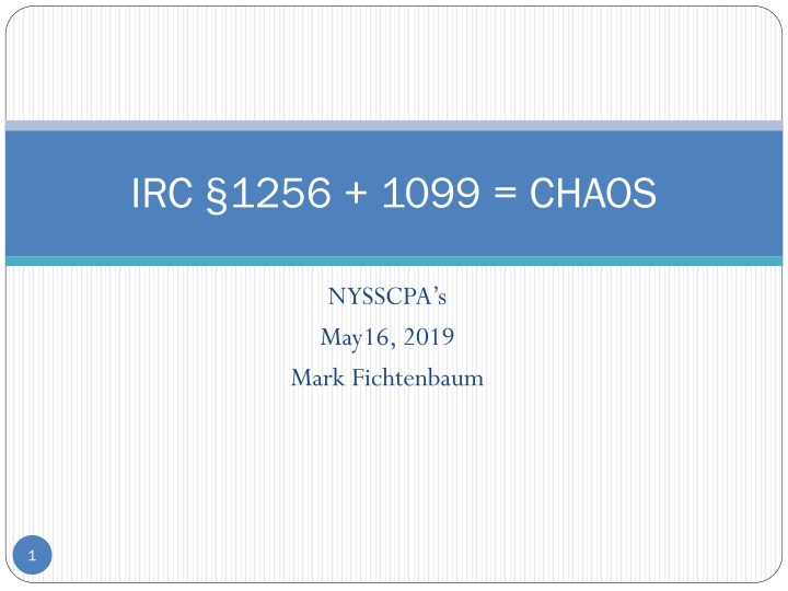 Chaos in Reporting: Understanding 1256 and 1099 Forms