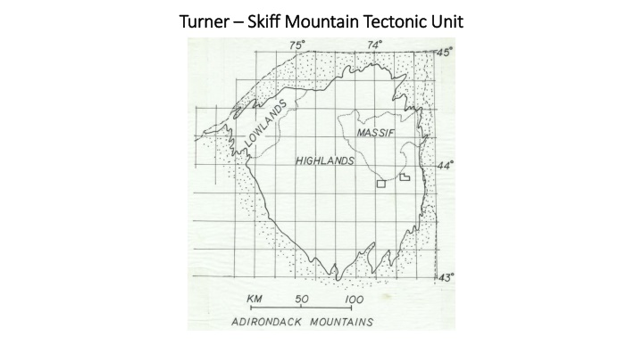 Exploration of Turner Turner Skiff Mountain Tectonic Unit