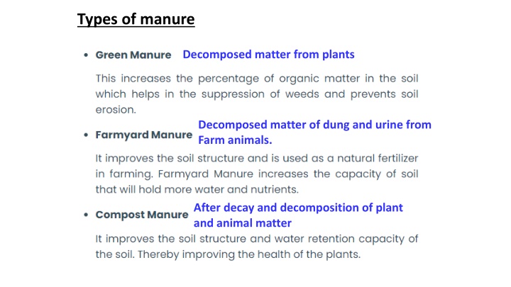 A Comprehensive Guide to Fertilizers and Manure for Agriculture