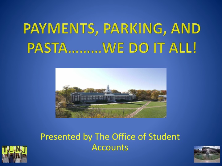 Office of Student Accounts - Billing and Payment Information