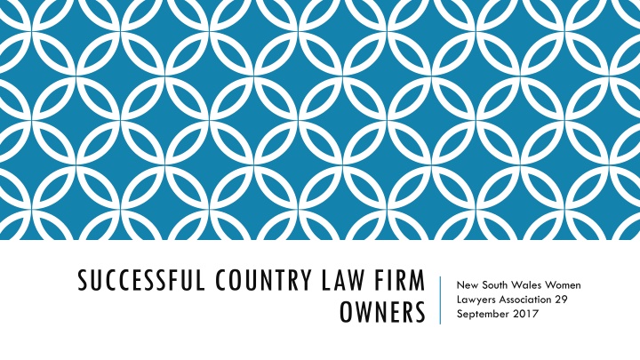 Characteristics of Successful Law Firm Owners