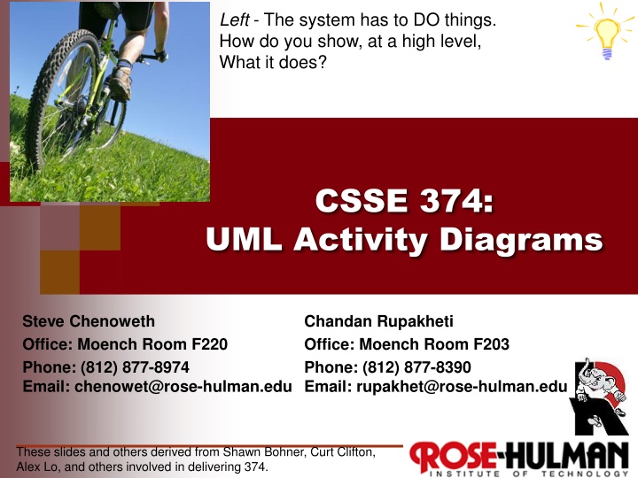 UML Activity Diagrams in Software Design