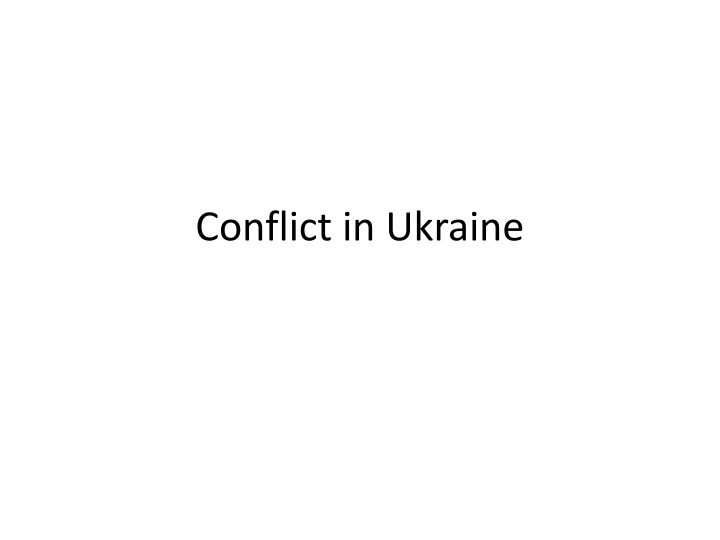 History of Conflict and Independence in Ukraine