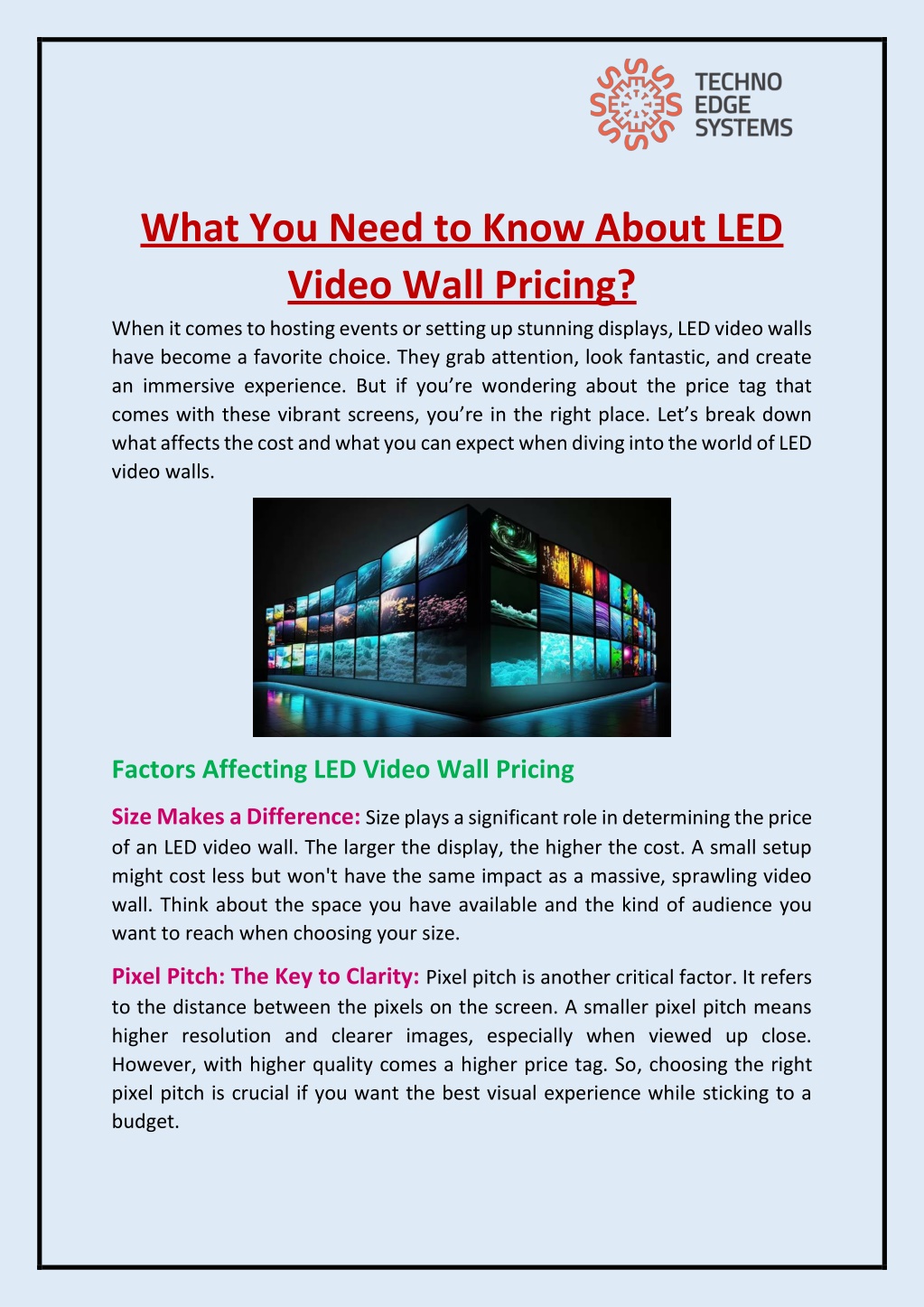 what you need to know about led video wall l.w