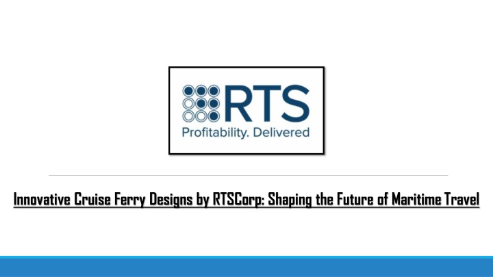 innovative cruise ferry designs by rtscorp n.w