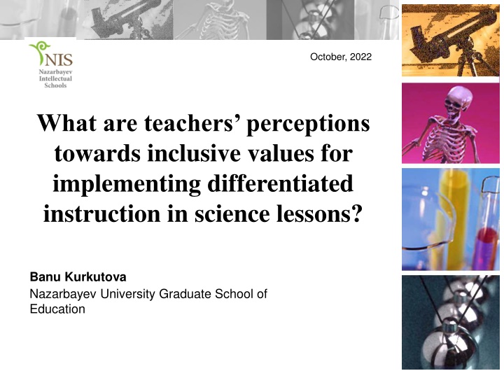 Teachers' Perceptions on Inclusive Values for Differentiated Science Instruction