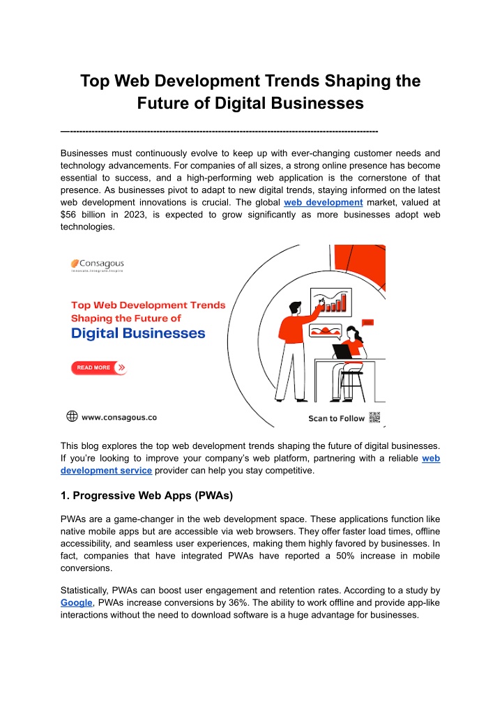top web development trends shaping the future n.w
