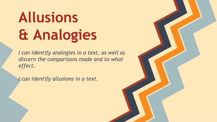 Allusions and Analogies in Literature