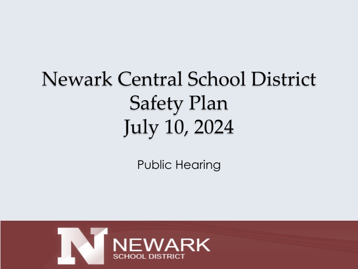 District-Wide School Safety Plan Overview