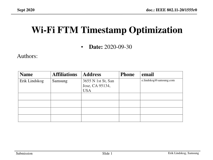 Optimizing Time-Stamp Reporting for 802.11 FTM Measurements