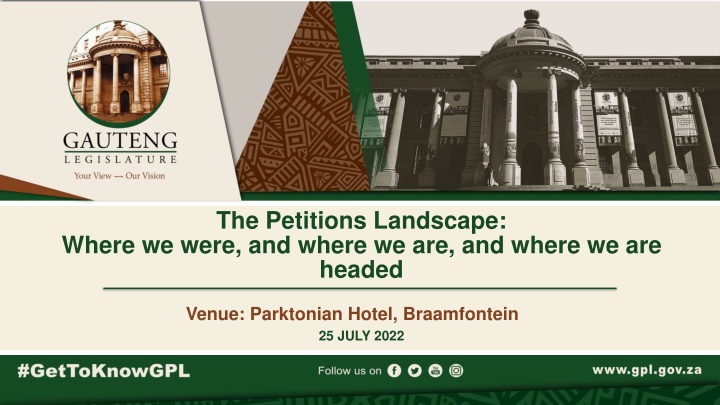 Addressing the Petitions Landscape: Challenges and Strategies for Progress