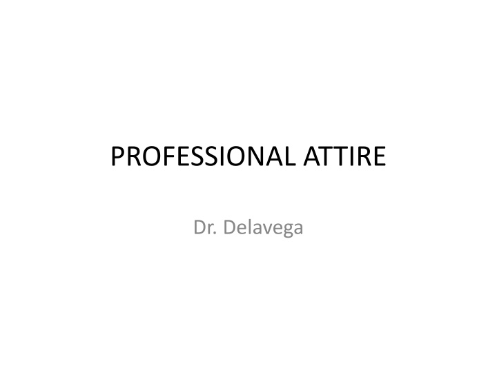 Professional Attire Guide for Men and Women