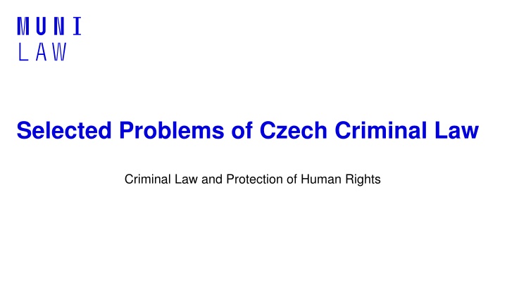 Analysis of Criminal Law and Human Rights Interaction