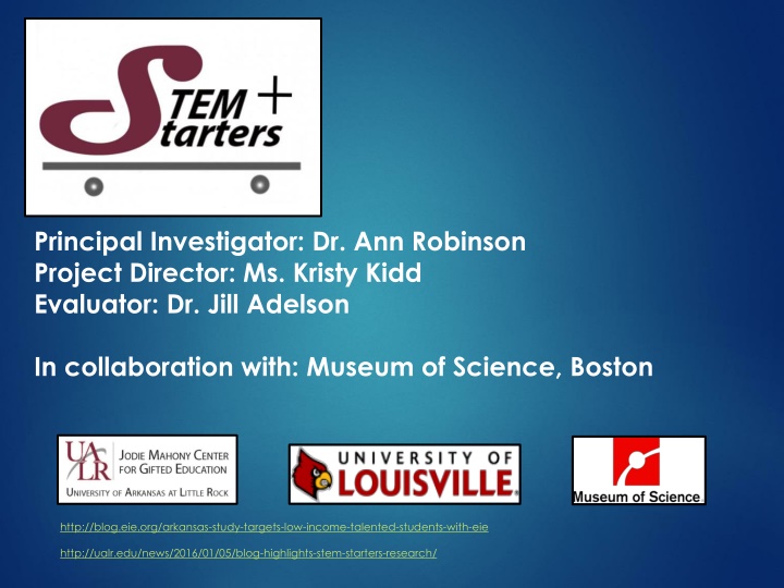 STEM Starters+ Project Evaluation and Results