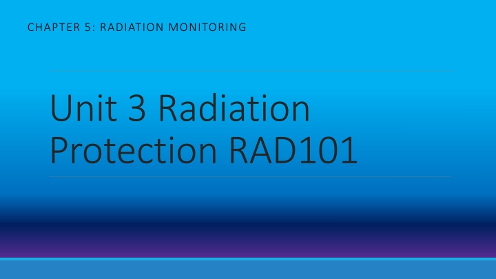 Radiation Monitoring and Personnel Dosimetry: A Comprehensive Guide