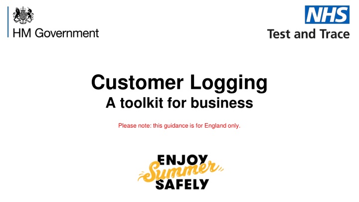 Guidelines for Implementing Customer Logging in Businesses for Coronavirus Safety in England