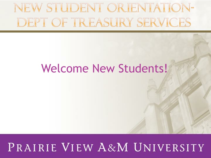 Prairie View A&M University Tuition & Fee Rate Plans