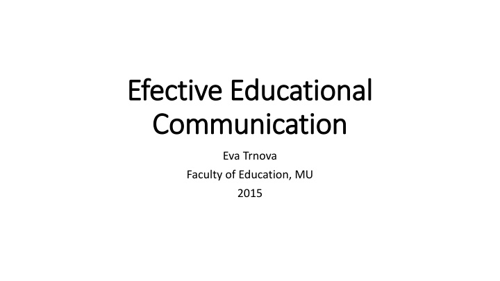 The Differences Between Educational Communication and Social Communication