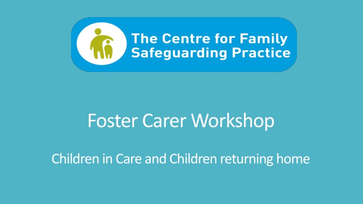 The Role of Foster Carers in Family Relationships