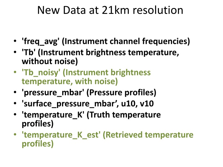 Insights on High-Resolution Earth Data at 21km Intervals