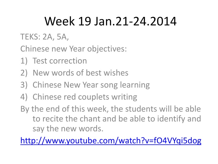 Chinese New Year Celebration Activities for Language Learning