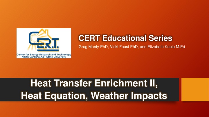 Heat Transfer and its Impact on Weather