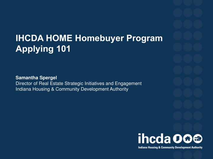 IHCDA Homebuyer Program Essentials