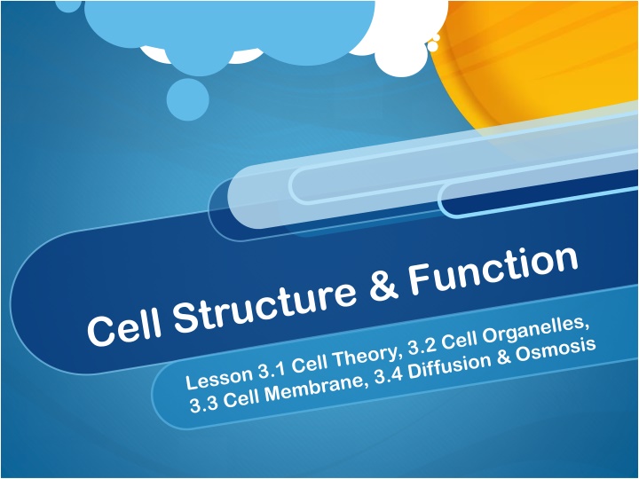 Cells: Structure, Function, and Evolution